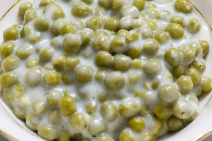 Easy Creamed Peas Recipe