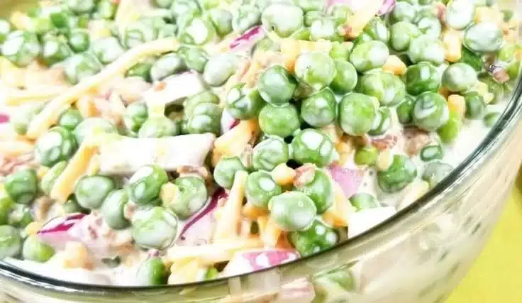 Easy English Pea Salad