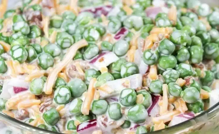 Easy English Pea Salad