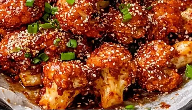 Easy Korean Baked Cauliflower 2 Easy Korean Baked Cauliflower