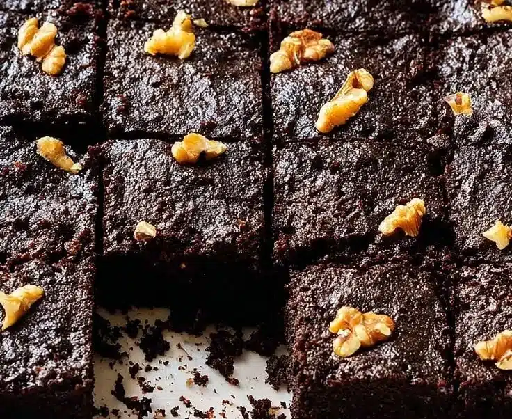 Fudgy Eggless Chocolate Brownies