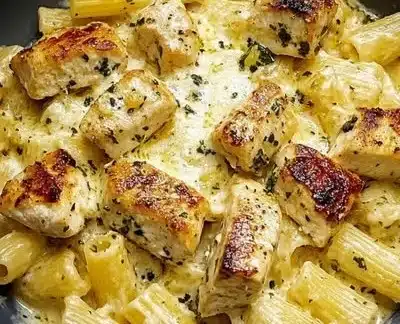 Garlic Parmesan Chicken Rigatoni