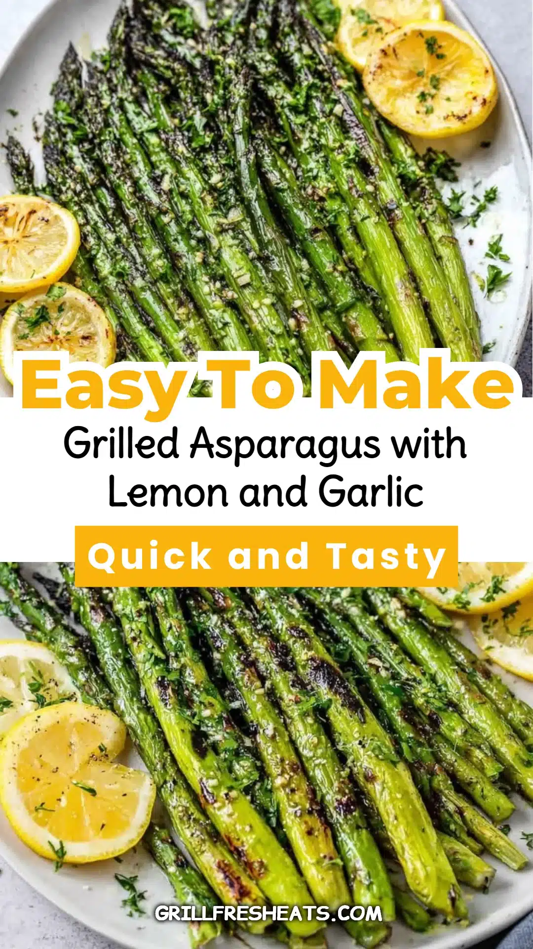 Grilled Asparagus with Lemon and Garlic