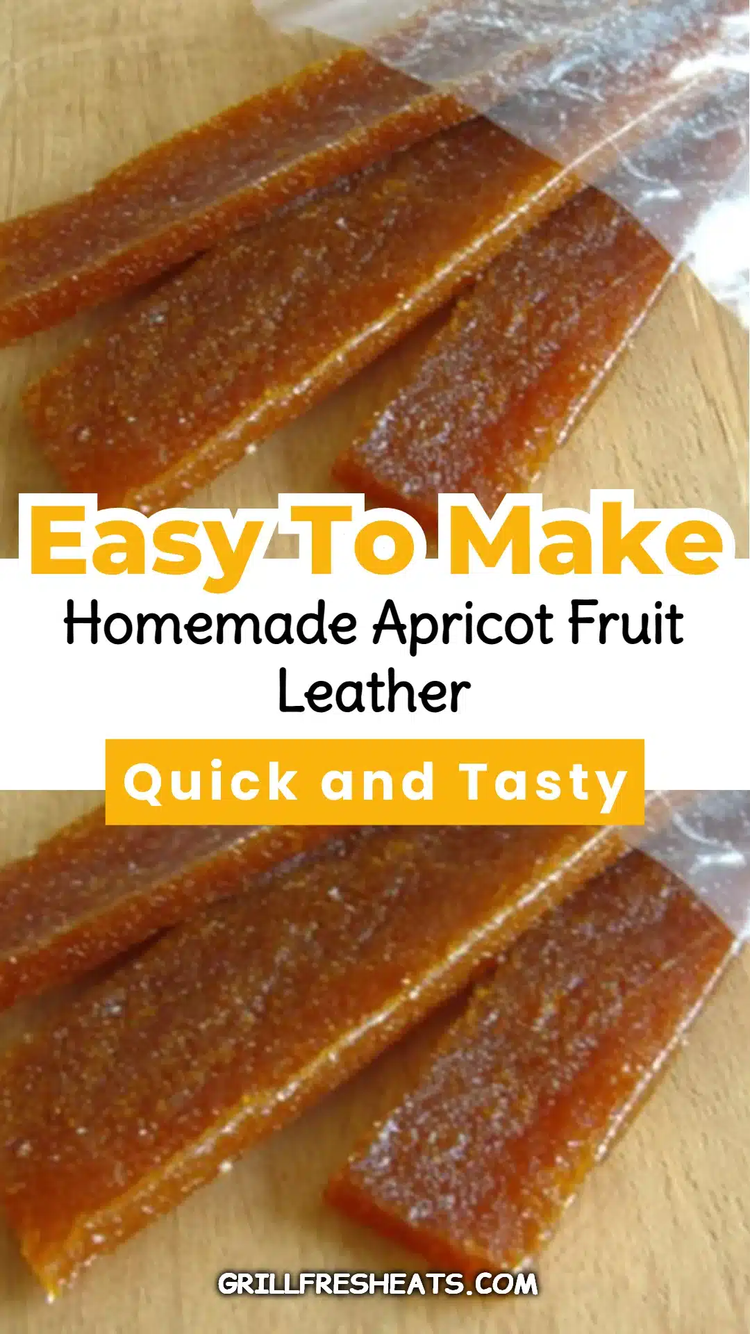 Homemade Apricot Fruit Leather