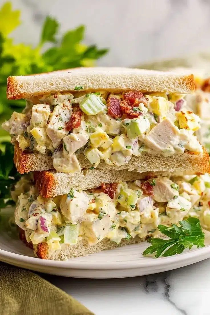 Homemade Chicken and Egg Salad