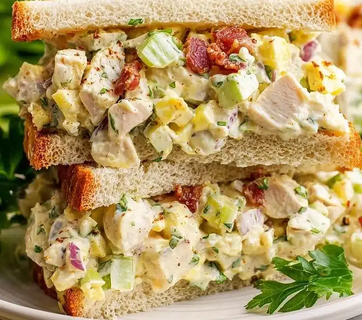 Homemade Chicken and Egg Salad