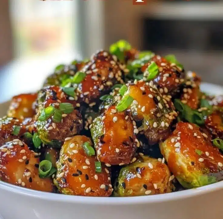 Honey Sriracha Brussels Sprouts