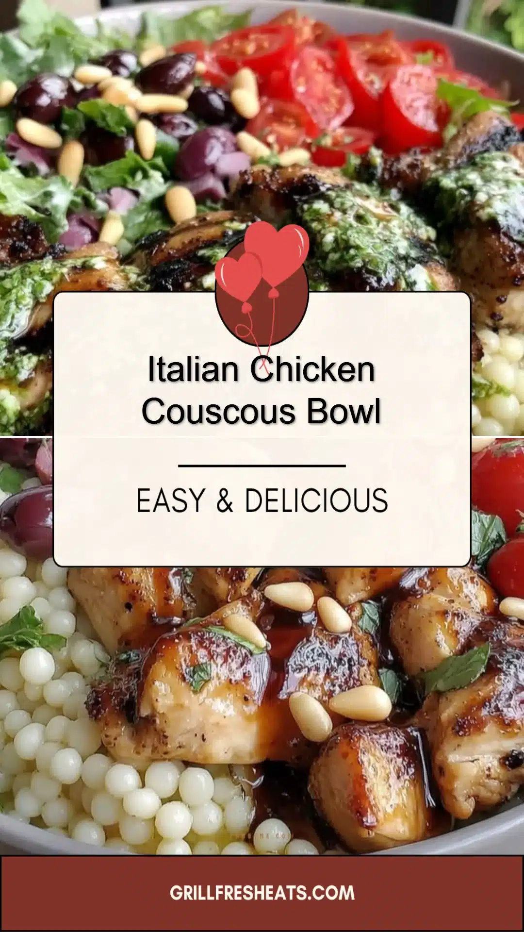 Italian Chicken Couscous Bowl