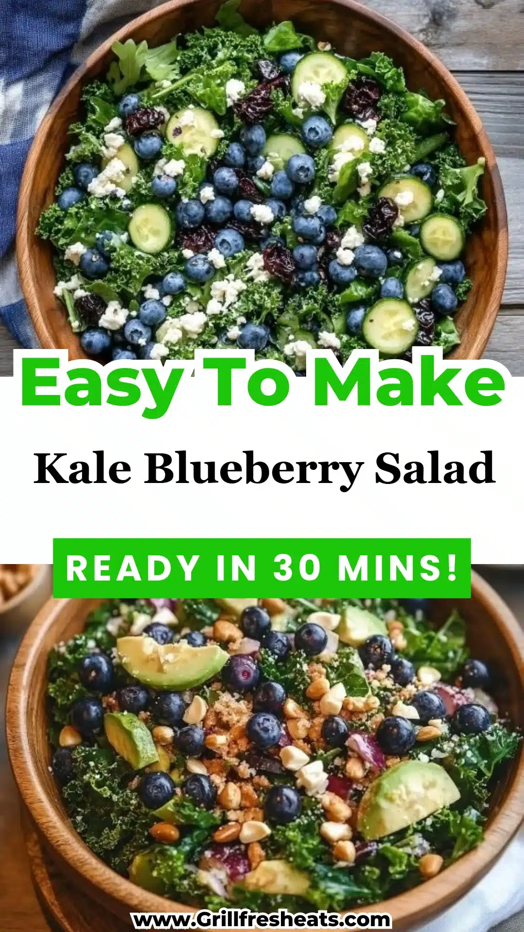 Kale Blueberry Salad