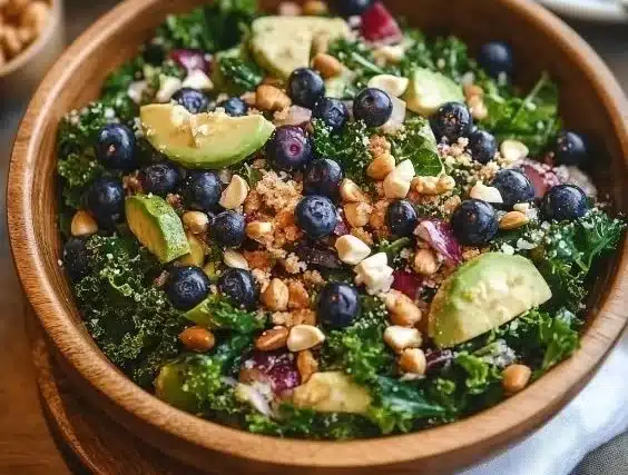 Kale Blueberry Salad