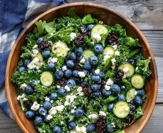 Kale Blueberry Salad