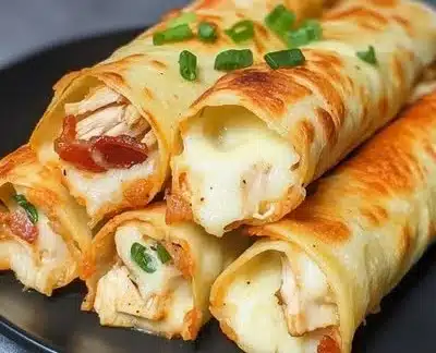 Keto Chicken Bacon Ranch Taquitos
