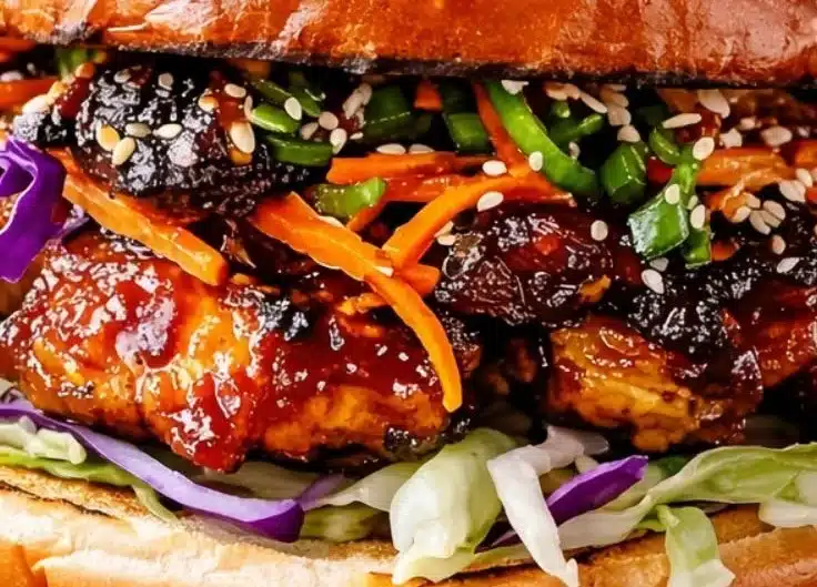 Korean BBQ Chicken Sandwich