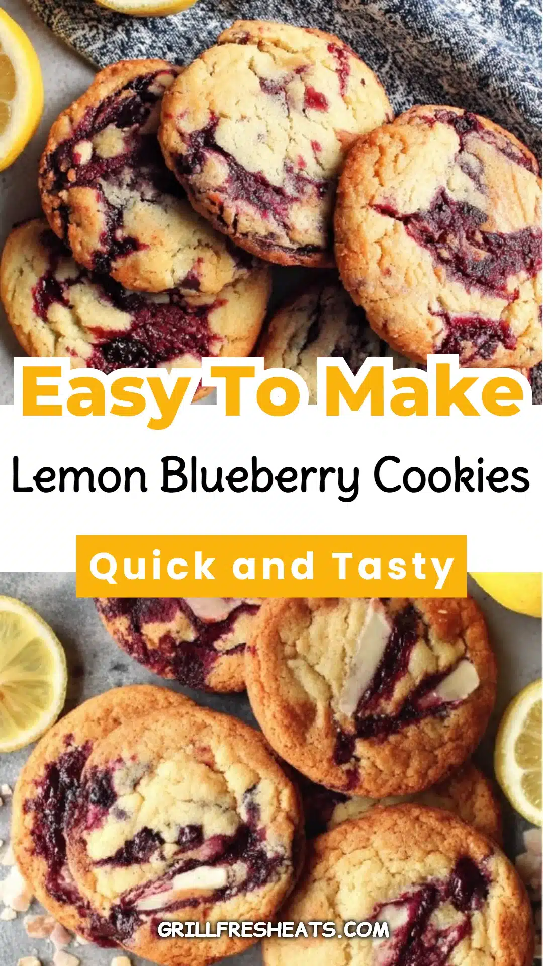 Lemon Blueberry Cookies