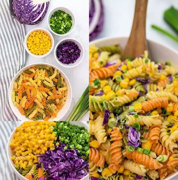 Mardi Gras Pasta Salad 1 Mardi Gras Pasta Salad