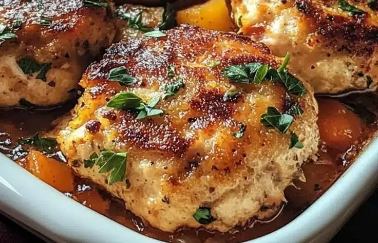 Delicious Mediterranean chicken patties served with fresh herbs and spices.