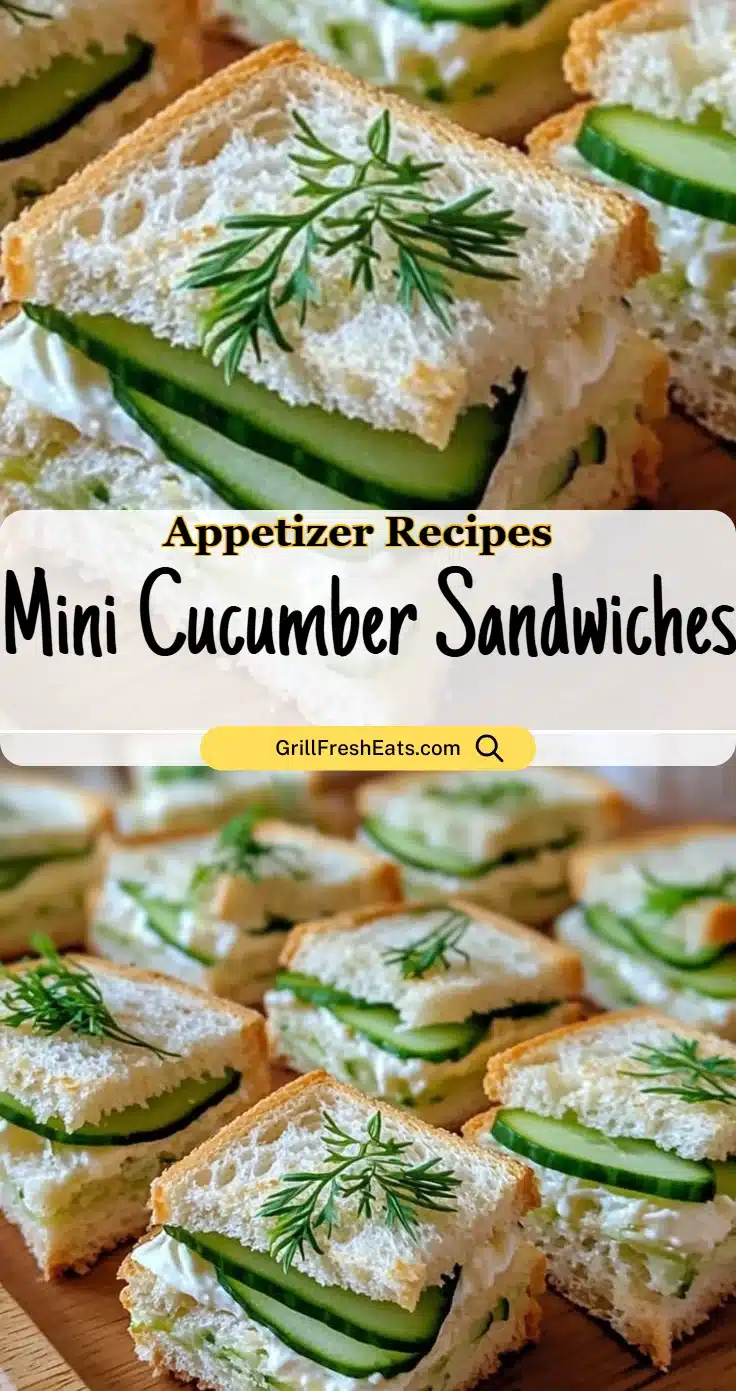 Mini Cucumber Sandwiches