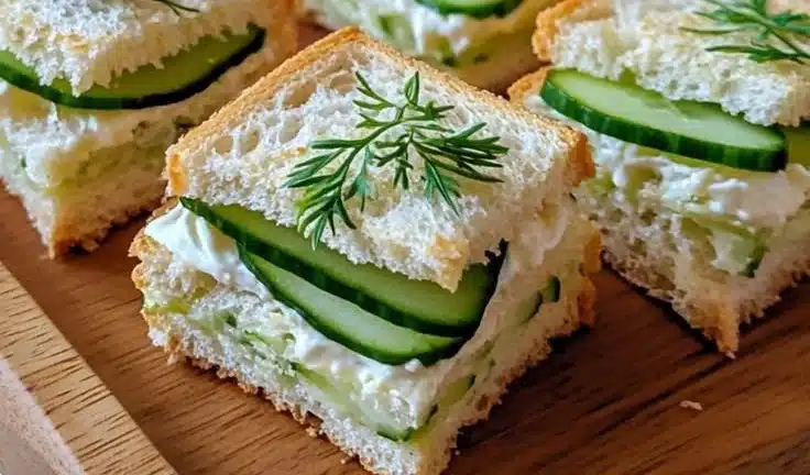 Mini Cucumber Sandwiches