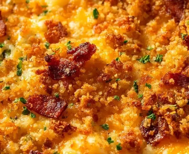 Mushroom Asparagus Casserole with Ritz Crackers - thegirlskitchen 3 Mushroom Asparagus Casserole with Ritz Crackers - thegirlskitchen