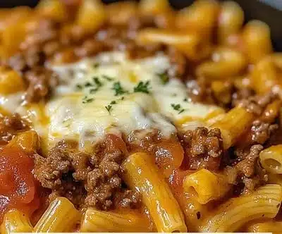 One Pot Beefaroni