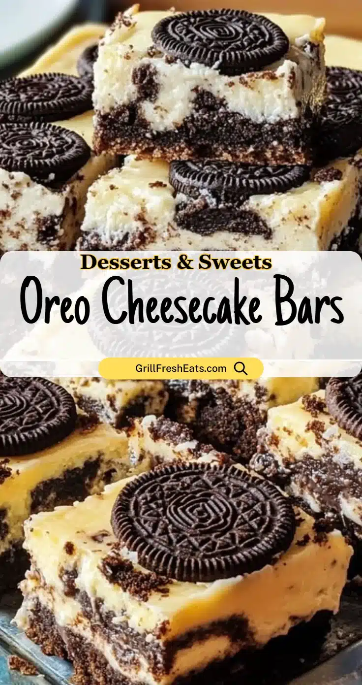 Oreo Cheesecake Bars
