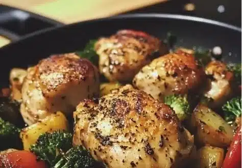 Quick One Pan Chicken Veggies 3 Quick One Pan Chicken Veggies
