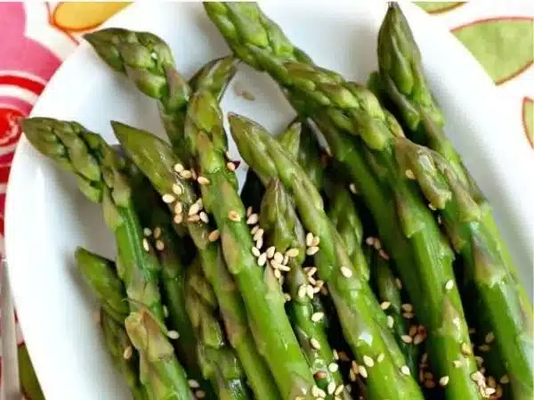 Quick Sesame Marinated Asparagus 1 Quick Sesame Marinated Asparagus