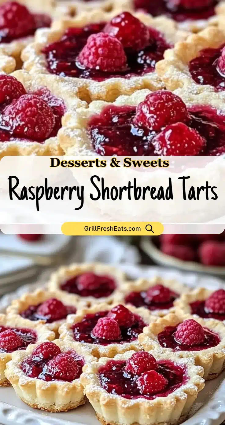 Raspberry Shortbread Tarts