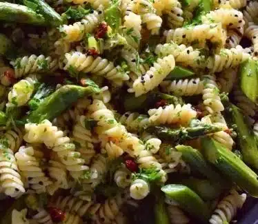 Roasted Asparagus Lemon Butter Pasta Salad 1 Roasted Asparagus Lemon Butter Pasta Salad