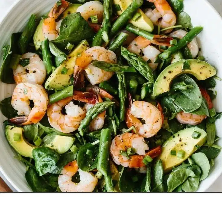 Shrimp, Asparagus, and Avocado Salad 2 Shrimp, Asparagus, and Avocado Salad