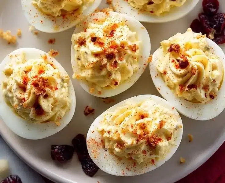 Simple Chicken Salad Deviled Eggs 4 Simple Chicken Salad Deviled Eggs
