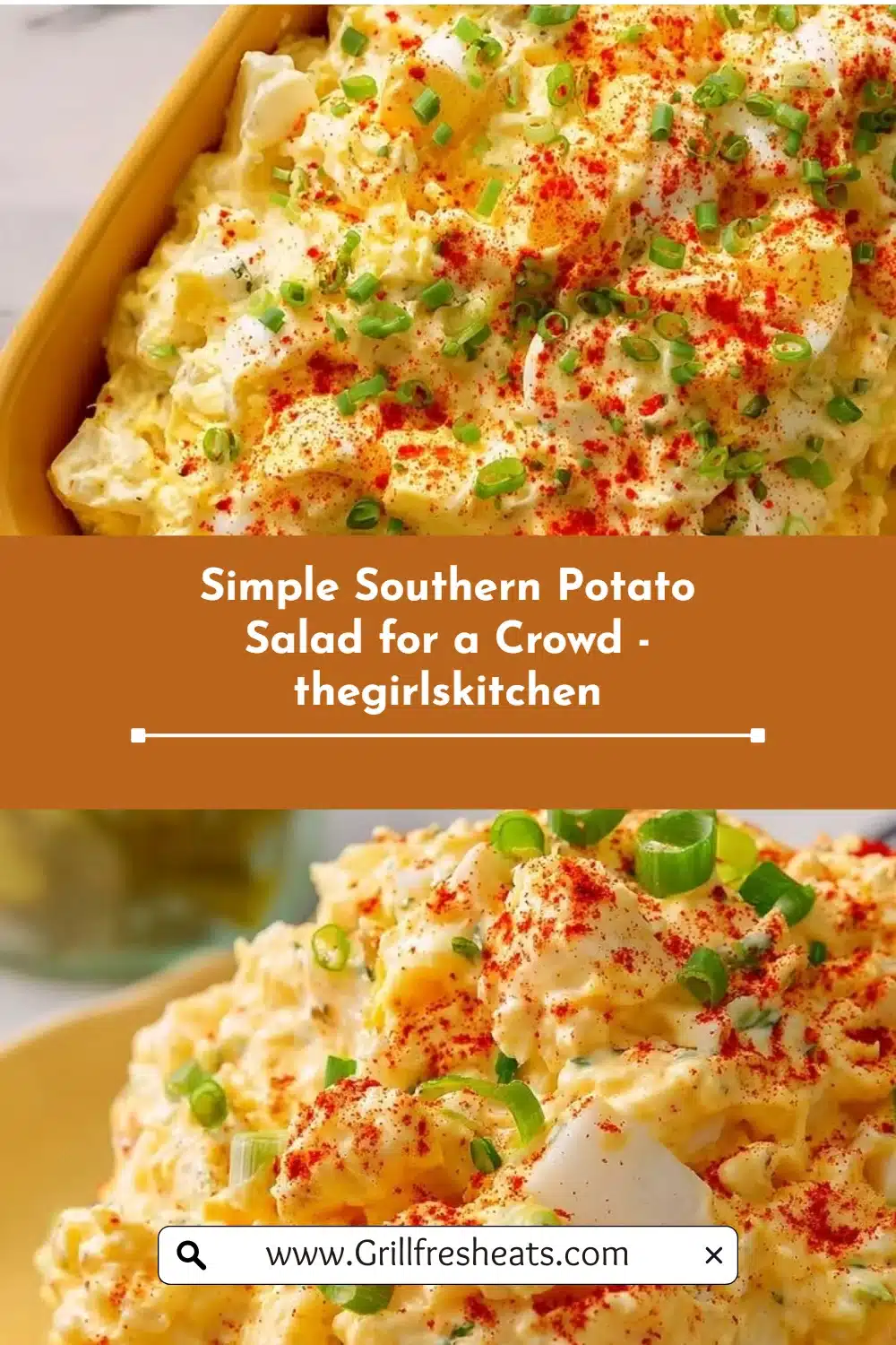 Simple Southern Potato Salad for a Crowd - thegirlskitchen
