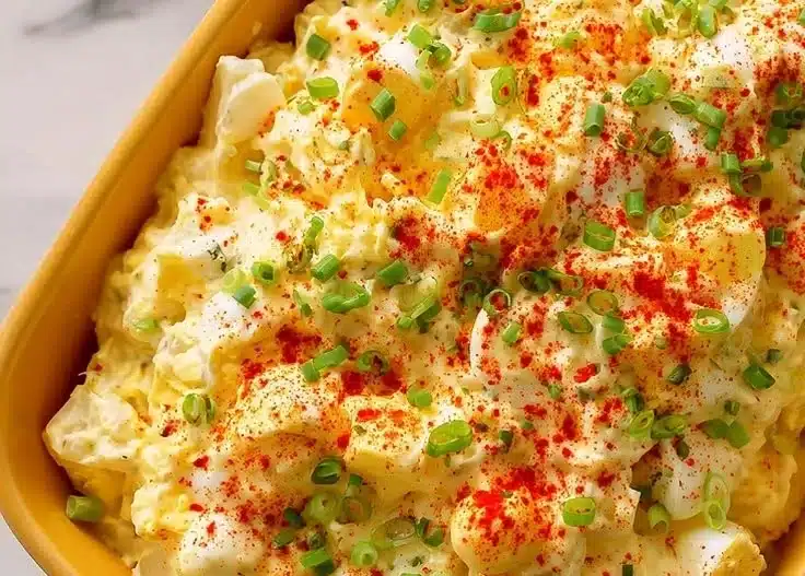 Simple Southern Potato Salad for a Crowd - thegirlskitchen