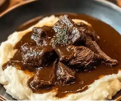 Slow Cooker Beef Manhattan