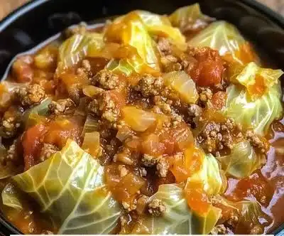 Slow Cooker Unstuffed Cabbage Rolls
