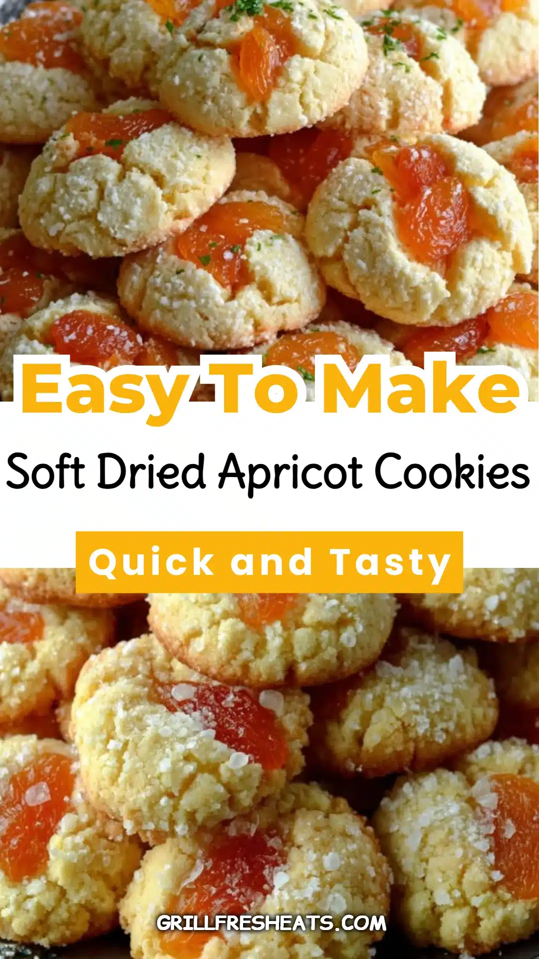 Soft Dried Apricot Cookies