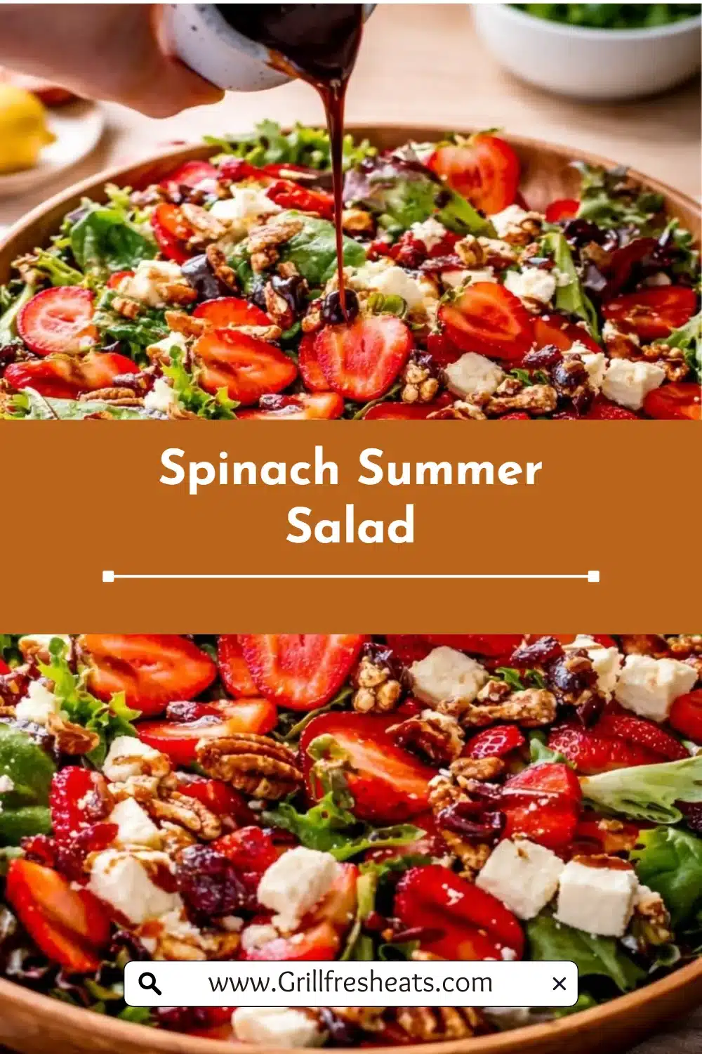 Spinach Summer Salad 1 Spinach Summer Salad