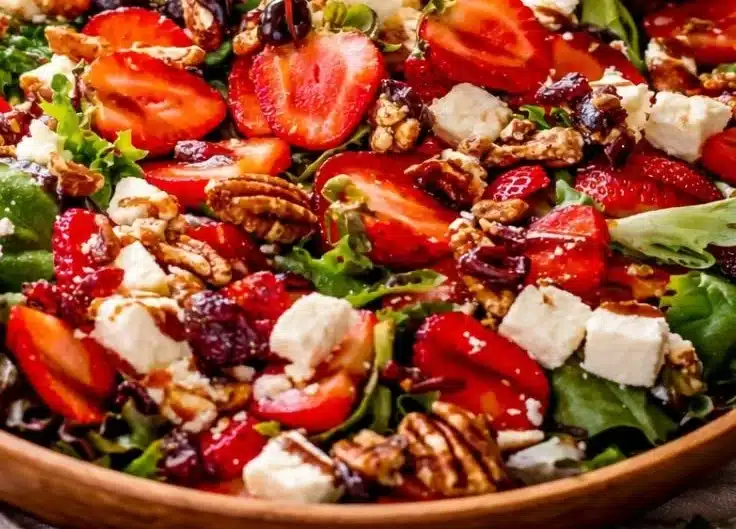 Spinach Summer Salad 2 Spinach Summer Salad