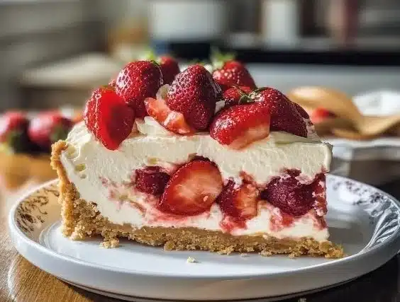 Strawberry Shortcake Cheesecake