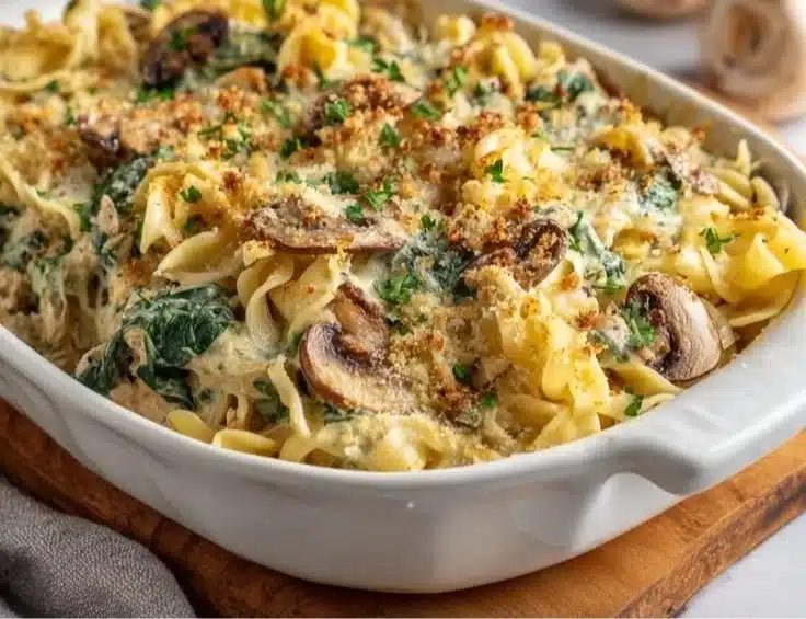 Tuna Noodle Casserole (From Scratch)