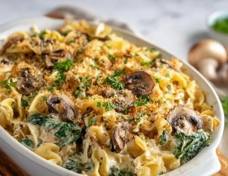 Tuna Noodle Casserole (From Scratch)