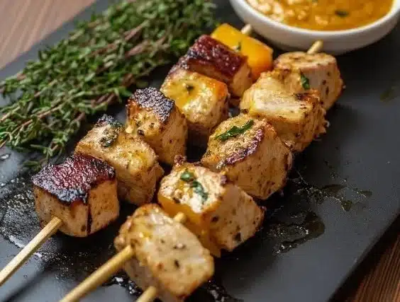 Turkey & Cheese Kabobs
