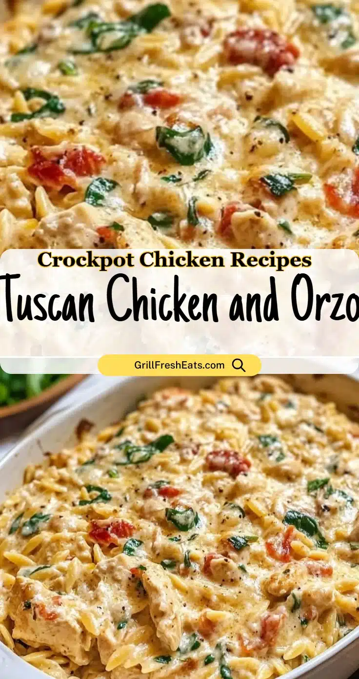 Tuscan Chicken and Orzo
