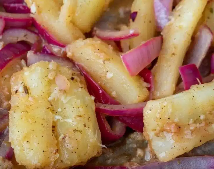 Yuca with Mojo