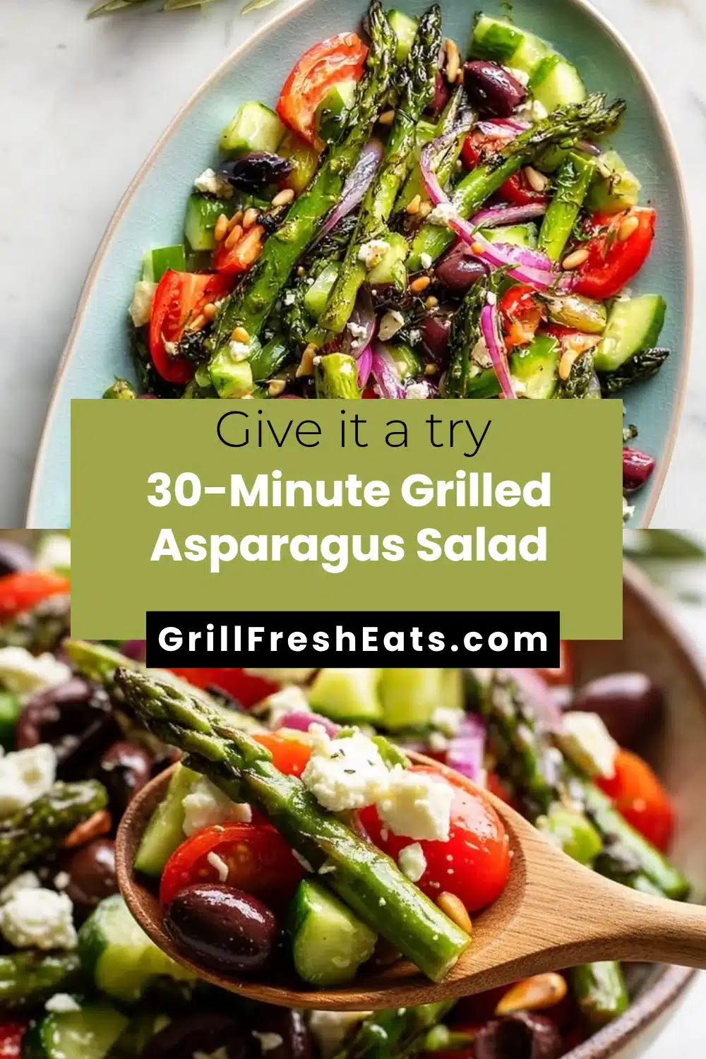 30-Minute Grilled Asparagus Salad
