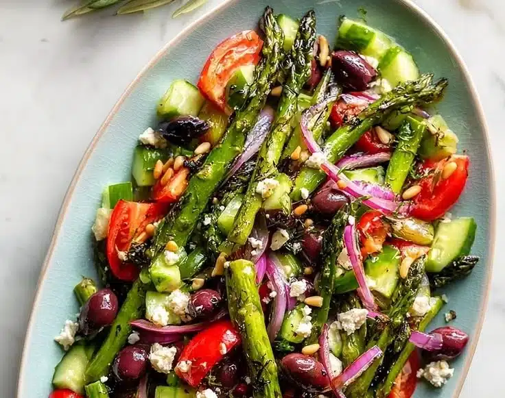 30-Minute Grilled Asparagus Salad