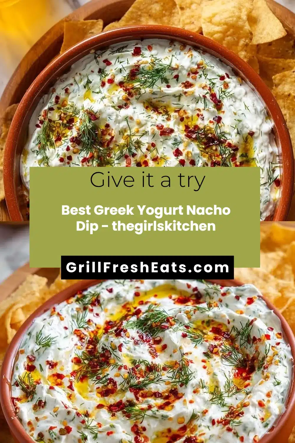 Best Greek Yogurt Nacho Dip - thegirlskitchen