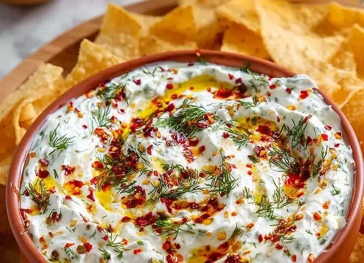 Best Greek Yogurt Nacho Dip - thegirlskitchen