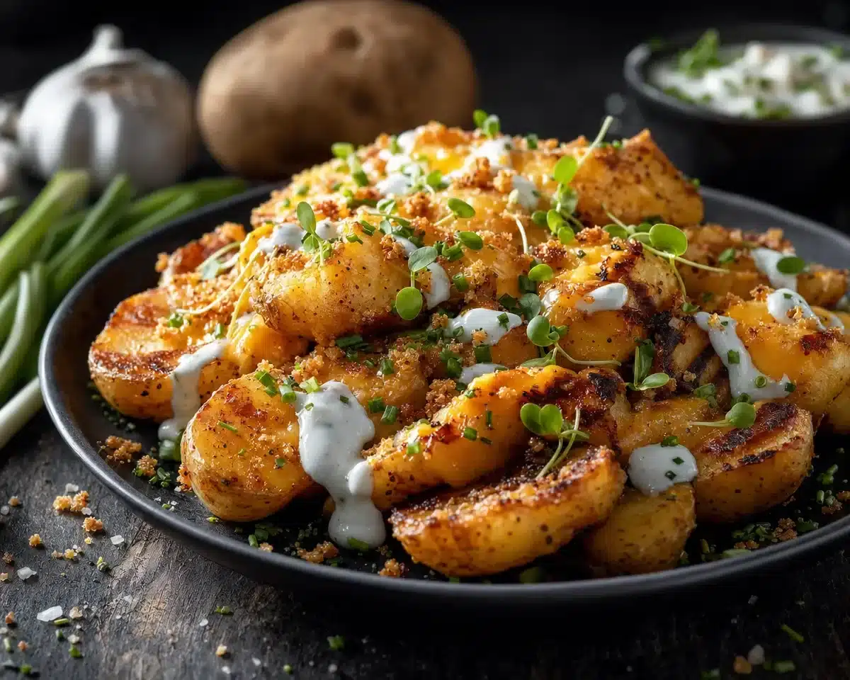 Cheesy Grilled Ranch Potatoes
