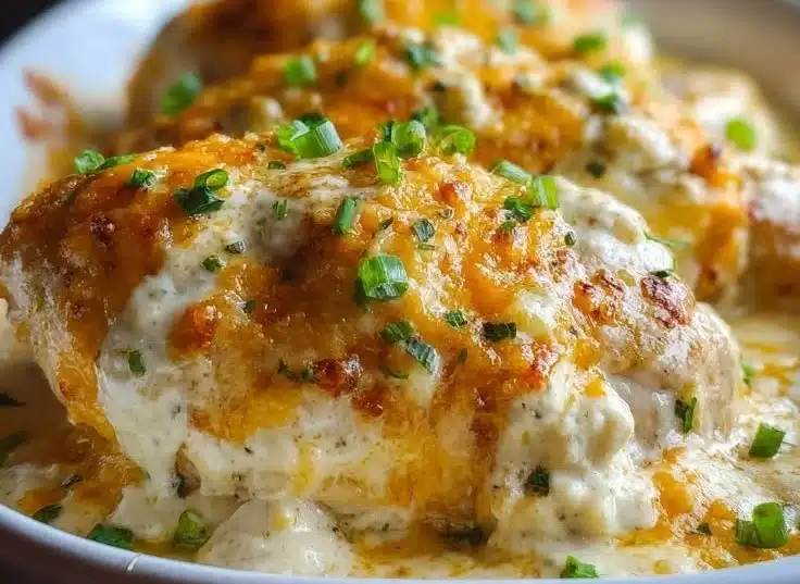 Cheesy Sour Cream Chicken Bake 2 Cheesy Sour Cream Chicken Bake